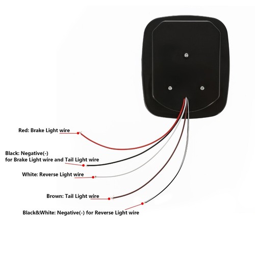 Red Rear 33 LED Tail Lights Brake Stop Reverse Backup for Jeep Wrangler YJ TJ CJ - Picture 12 of 12