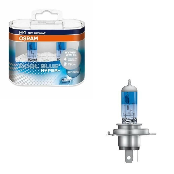 Ampoule H4 12V Osram Cool Blue Hyper pour vos trajets de nuit en toute sécurité