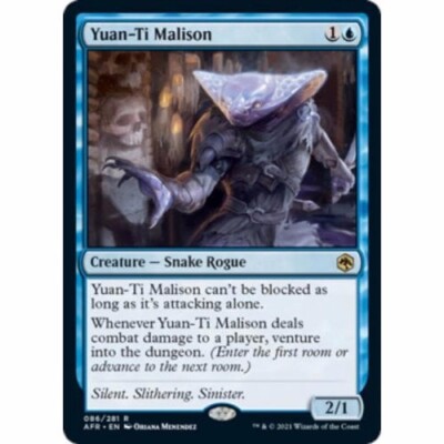 + FOIL Yuan-Ti Malison near mint englisch Adventures Forgotten Realms Rare Magic