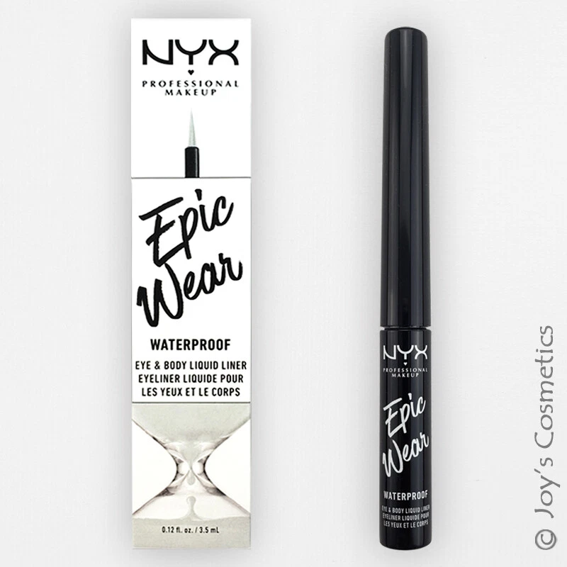 1 NYX White Liquid Liner - Waterproof Epic Wear Matte Eyeliner 