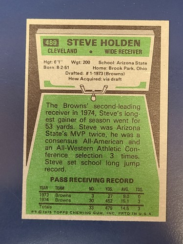 1975 Topps Football Cards Complete Your Set You Pick Choose Each #326 - 528 - Picture 229 of 277