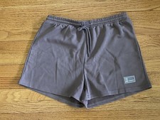 Shein Ezwear Shorts Women s Large US 8/10 Brown Drawstring Loungewear NWT
