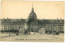Hôtel des Invalides, Main Entrance, Monument, Museum In Paris, France Postcard
