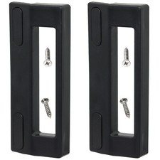 Black Adjustable Handle 90-170mm For FRIGIDAIRE DAEWOO SERVIS Fridge Freezer x 2