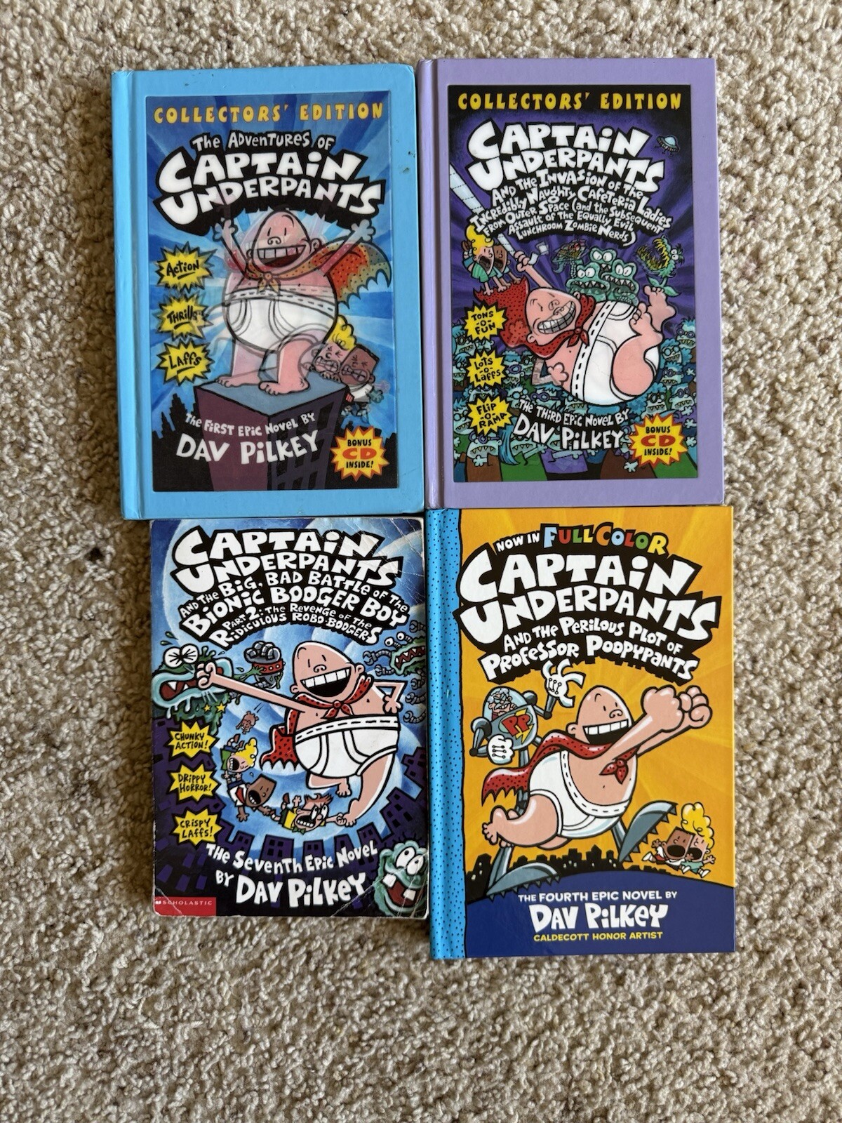Four Captain Under Pants Books