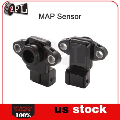 2pcs Fit For Mitsubishi Eclipse 2.4L 04-12 Manifold Absolute Pressure MAP Sensor