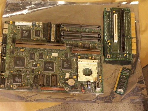 Siemens Nixdorf System Board D882 Motherboard Socket 3 486 PCI ISA Tseng ET4000 - Picture 5 of 6