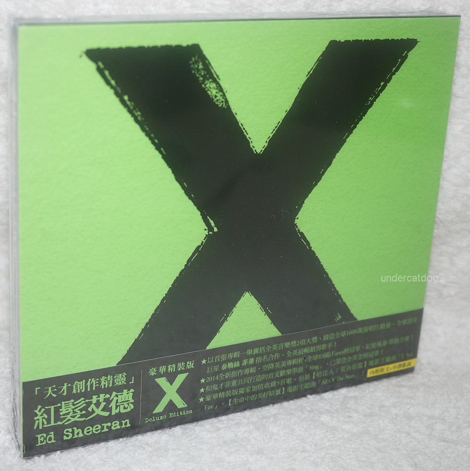 ED SHEERAN x Deluxe Edition 2014 Taiwan Ltd CD w/BOX