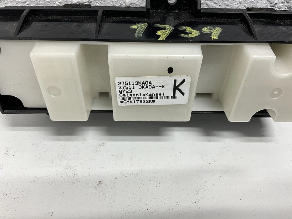 Nissan Pathfinder 2017 control de temperatura de aire acondicionado OEM 275113KA0A Foto 4 de 4