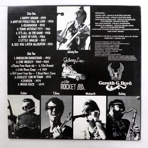 JOHNNY DEE and The ROCKET 88's LP Autographed 1979 Rock N Roll Mc 473