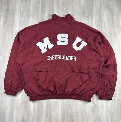 Vintage Nike Mississippi State Cheerleader Bulldogs Size XL Jacket RARE! 90s