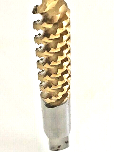 M10x1.5 BOTTOMING SPIRAL FLUTE TAP HS 4FL TIN COATED GREENFIELD USA 1 PIECE NEW - Afbeelding 3 van 4