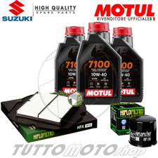 KIT TAGLIANDO SUZUKI SFV GLADIUS 650 2010 OLIO MOTUL 7100 + FILTRI