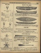 1923 PAPER AD Mullin's Steel Aluminum Sultan Duck Boat Row 