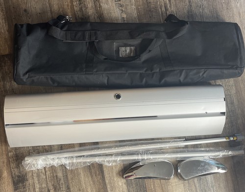 Deluxe 33x80 Retractable Vinyl Banner Roll Up Display Stand w/Carrying Bag 32D