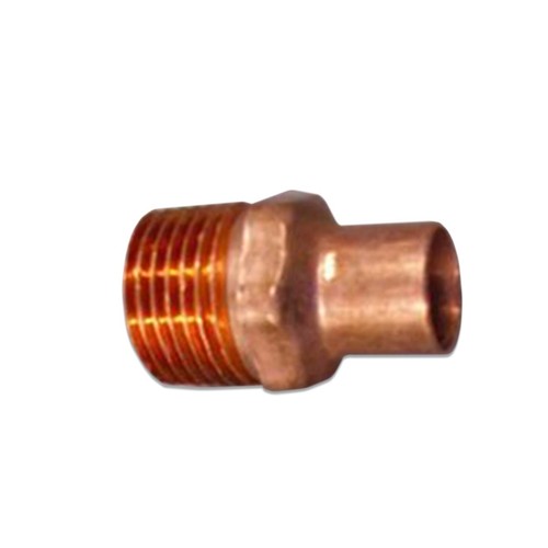 Copper Sweat Fitting 1/2 in. (M) NPT x 1/2 in. ID Aqua-Hot