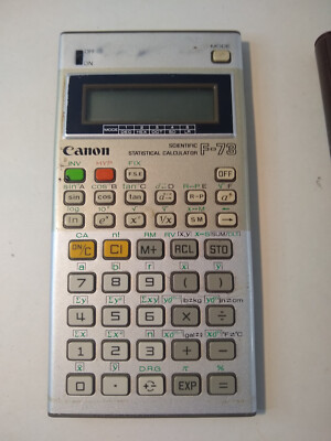 Calculatrice Scientifique Canon F73-P – Occasion, Parfait état De Marche ! Idéale Pour Lycée Et études Supérieures