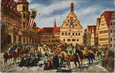 CPA AK Rothenburg Einzug Tillys GERMANY (1076459)