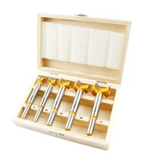 5pcs Drill Bit Set Carbon Steel Hole Cutter Drill Bit Bits Auger Opener