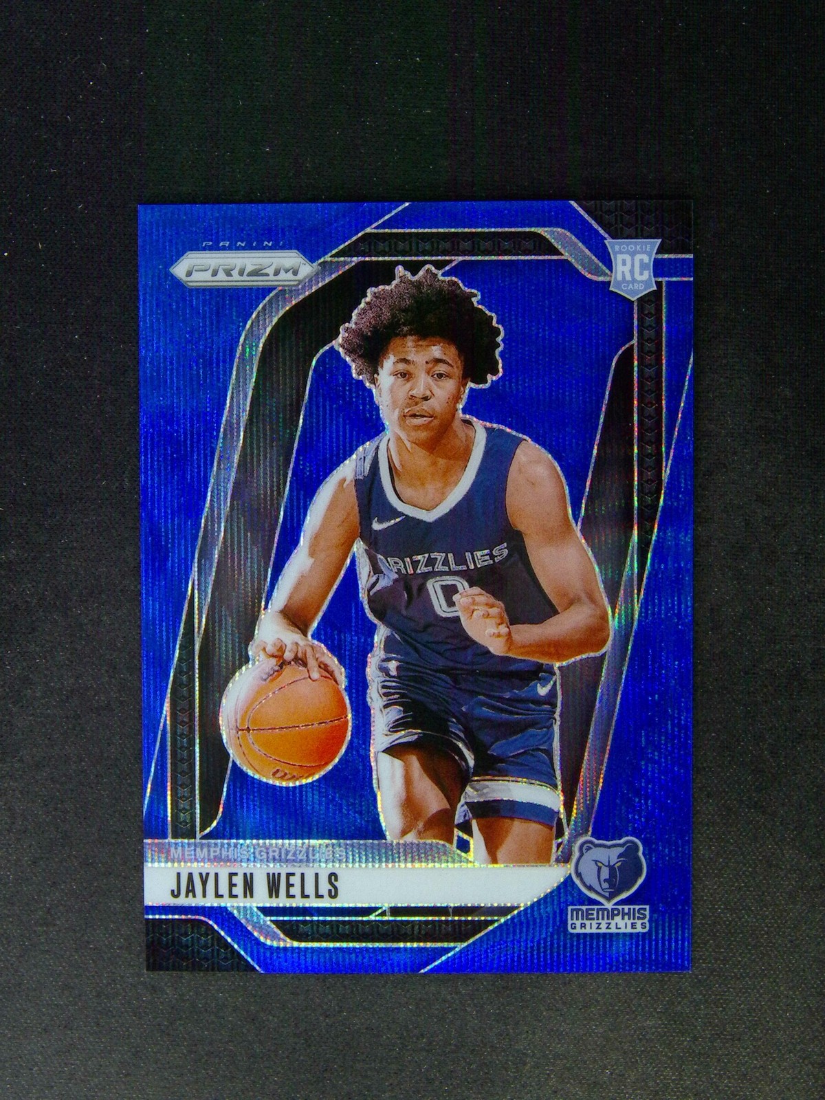 2024-25 Panini Prizm Jaylen Wells #239 RC Rookie Blue Wave /125
