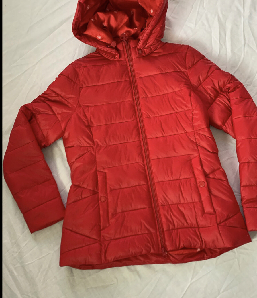 BNWT 100% Authentic Barbour Landmass Quilt Red Size 8 Jacket .RRP Â£169. | eBay