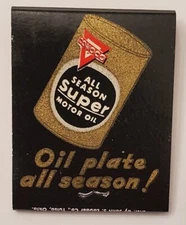 Vintage CONOCO OIL full matchbook; 1950’s; Unused; NOS; FREE Ship; (Cook, Minn)