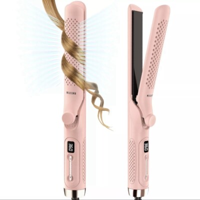 MESCOMB 360° Airflow Styler Curling Iron 1.25 Inch Hair Straightener And Curler