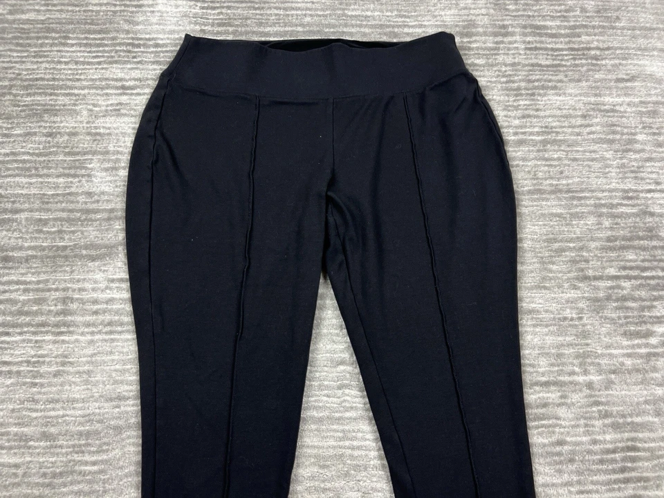 Apt 9 Leggings Womens Petite XL Black Rayon Blend Pull On Yoga Casual - Image 2 of 4