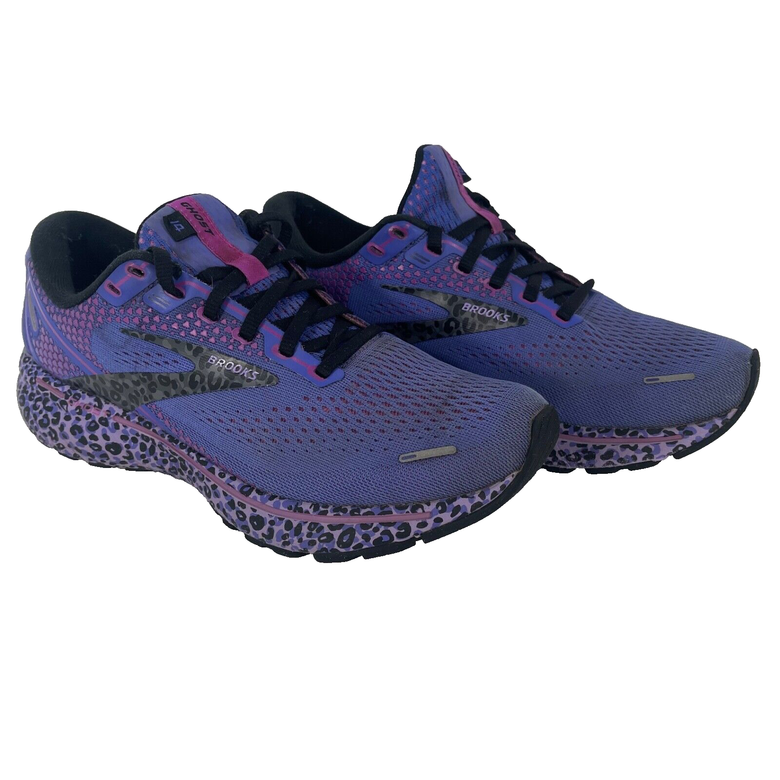 Brooks Ghost 14 Women's Size 9 B (Medium) Running Shoes Purple Black
