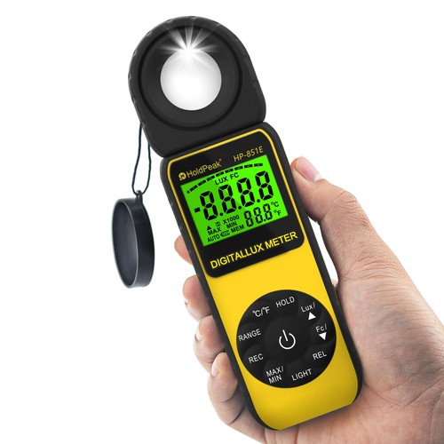 Digitaler Beleuchtungsstärke Belichtungsmesser Luxmeter 300000Lux Detektor 270º Drehsensor - Bild 10 von 12