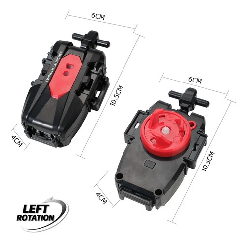 Lama a baia singola Spinning Top Power String Launcher e Grip Set plastica ABS - Foto 3 di 9