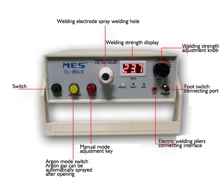 Thermocouple Spot Welder Thermocouple Wire Welding Machine Metal