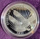 2021 half-ounce .999 SILVER American Double Eagle. $2 Cook Islands. Encapsulated
