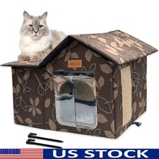 Foldable Waterproof Outdoor Pet House Cat Dog Tent Warm Shelter Easy Clean New