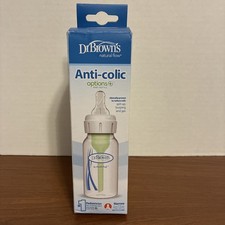 Dr Brown  s Natural Flow Anti-Colic Options Narrow Baby Bottle 4oz