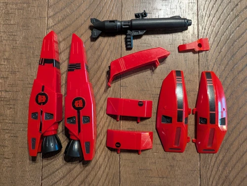 Vintage 1985 G1 Transformers - JetFire - Part Lot - Armor Clip Weapon Booster