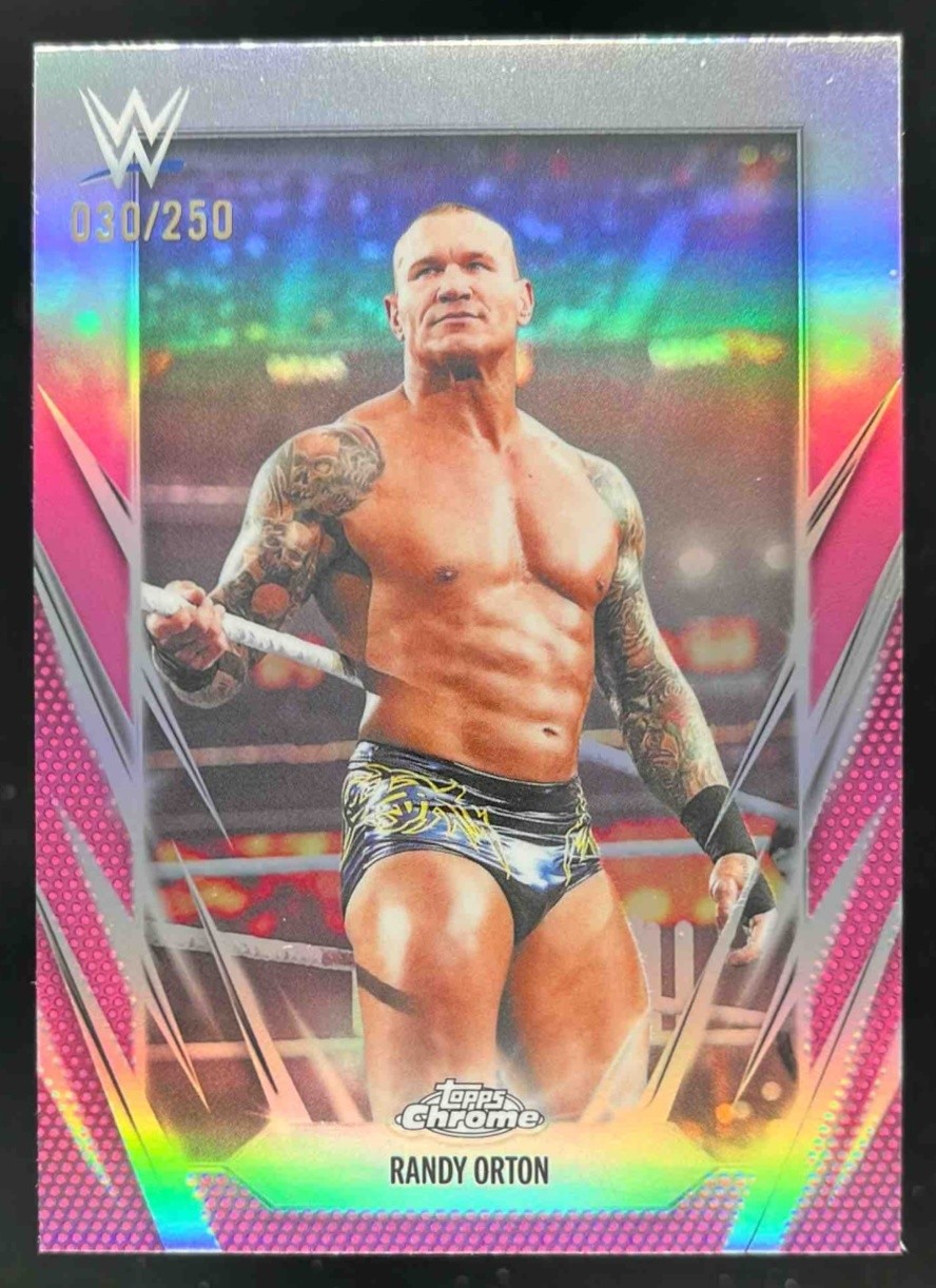 2026 Topps Chrome WWE Randy Orton Pink Refractor /250 #72