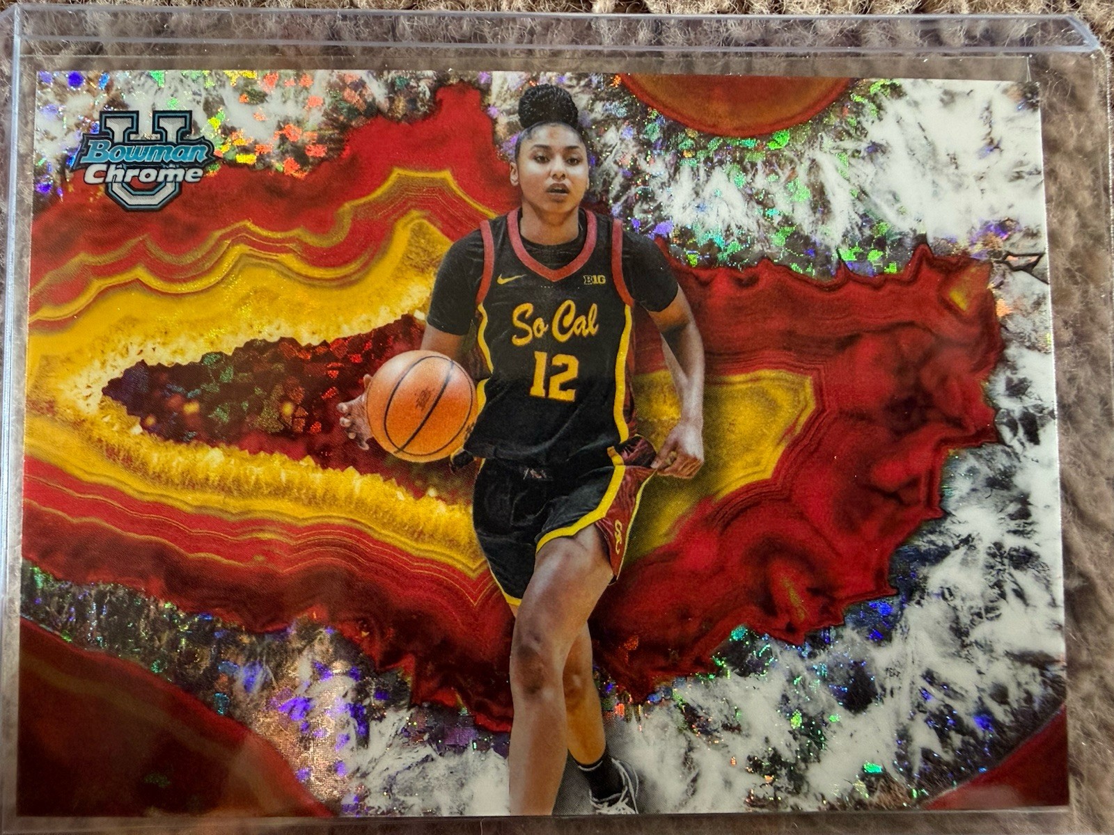 2025-26 Bowman Basketball Juju Watkins Crystallized SSP