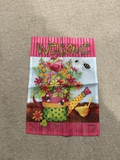Welcome Garden Flag NWOT