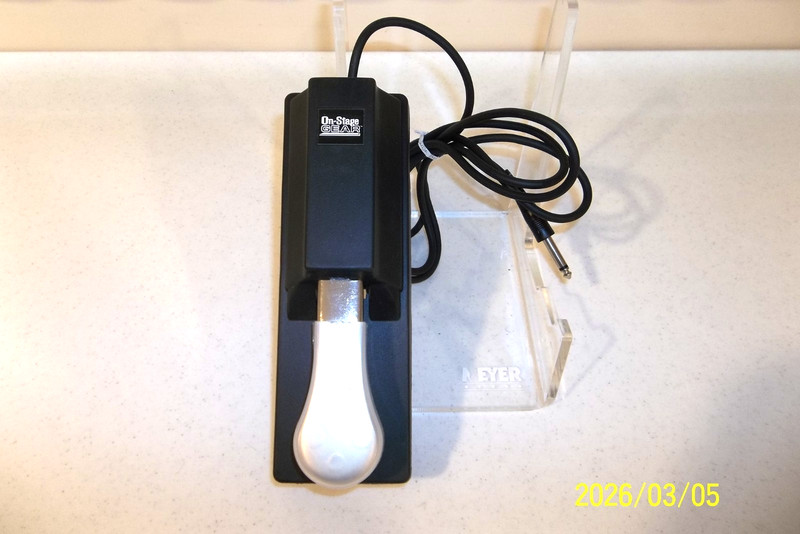 On-Stage KSP100 Sustain Foot Pedal  Electronic Keyboard Excellent Low Use Tested