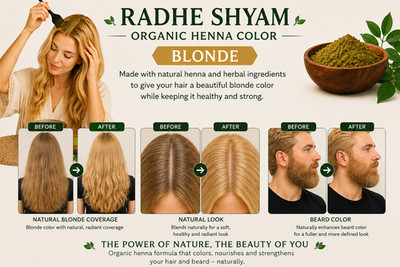 High Quality INTENSE BLONDE Henna, Natural, 100 GRS NO ADDITIVES