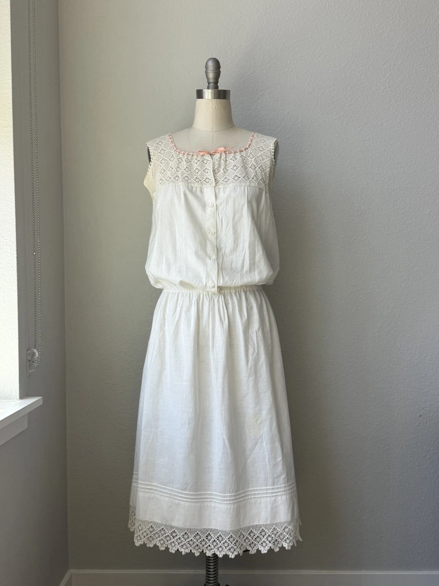 Cotton White Vintage Dresses for Women for sale | eBay Cotton White Vintage Dresses for Women for sale | eBay