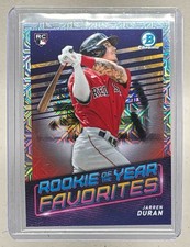 Jarren Duran 2022 Bowman Chrome #ROYF-2 Mega Refractor Rookie Year Favorites RC