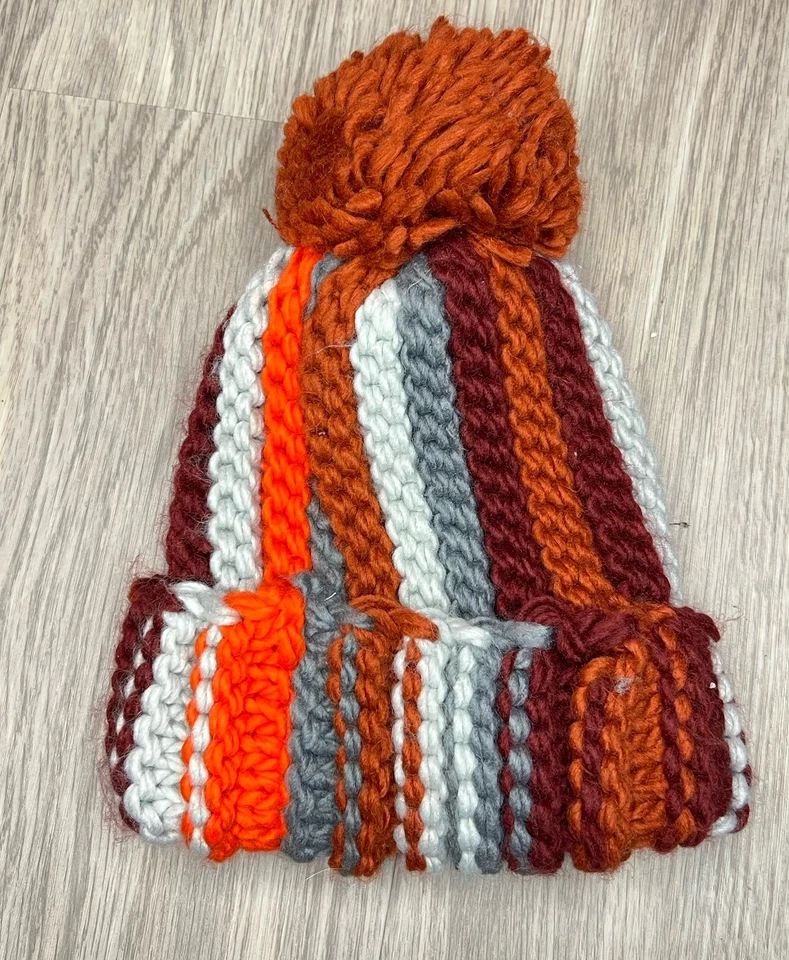 Новый Disney Jr Микки Маус ребенка ясельного возраста размер 2T-5T в полоску Beanie/шляпа только - Изображение 2 из 4