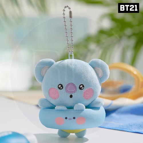 BTS BT21 Artículos Oficiales LLAVERO BEBÉ PELUCHE EDICIÓN SPLASH + Número de Seguimiento - Imagen 12 de 16