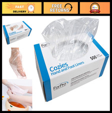 Cozies Hand  Foot Liners - Paraffin Wax Heated Mitts  Booties, 500 Count