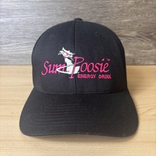 Sun Poosie Hat Cap Fitted Small Black Flexfit...