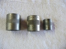 Lot of Three Vintage Snap On Knurled Body 5/8