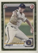 2020 Bowman Prospects Camo Nick Bennett #BP-140 05hs