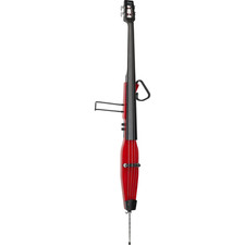 Stagg EDB-3/4 TR Electric Upright 3/4 Double Bass with Gigbag, Transparent Red